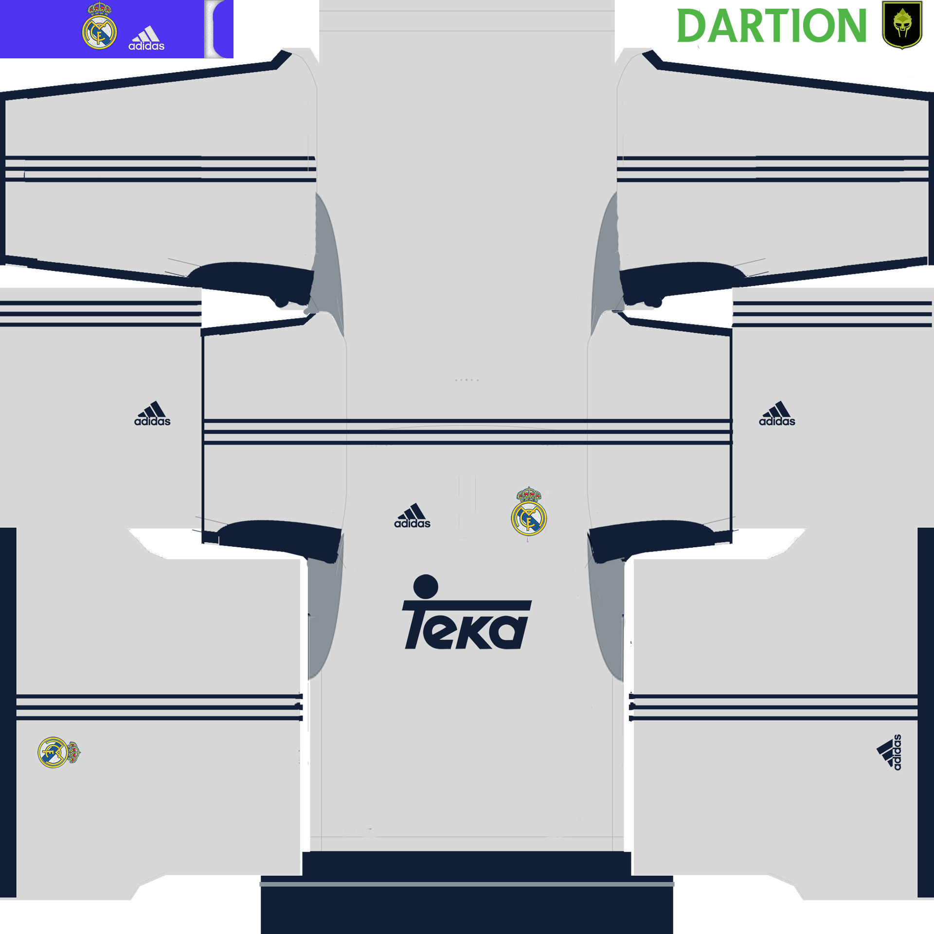 Real Madrid Kit PES Teka. PES Kits real Madrid.